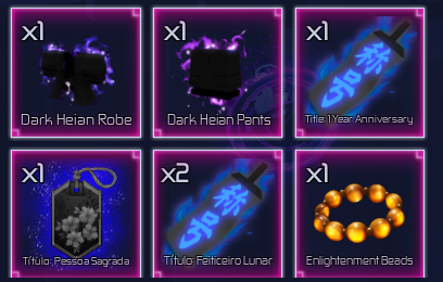 JUJUTSU INFINITE - ITEMS UNOB/TESTER/+++ (MAIS BARATO DO SITE)