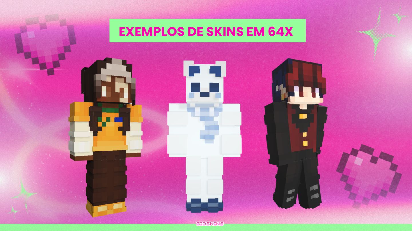 SKIN DE MINECRAFT PERSONALIZADA DO SEU JEITO | JAVA E BEDROCK
