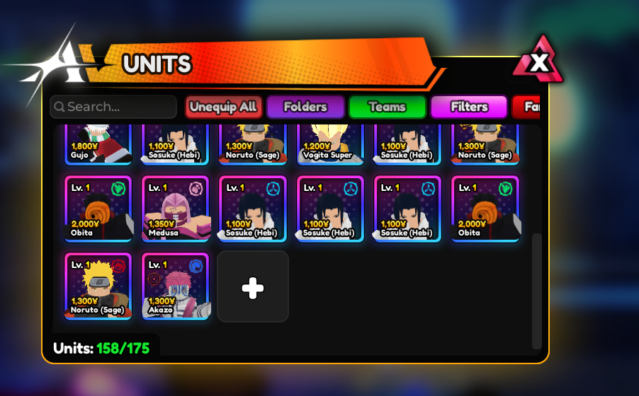 Conta 2 (Monarch) Sung Jin-woo & Igris + Chain Anime Vanguards + Gogeta SS4