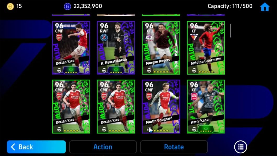 CONTA EFOOTBALL 3202 FC | VAN BASTEN 105 | CHIELLINI | 22.3M GP | XABI ALONSO