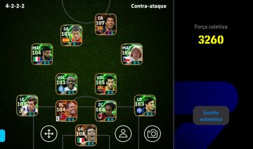 CONTA EFOOTBALL MOBILE COMPLETA/COMPETITIVA