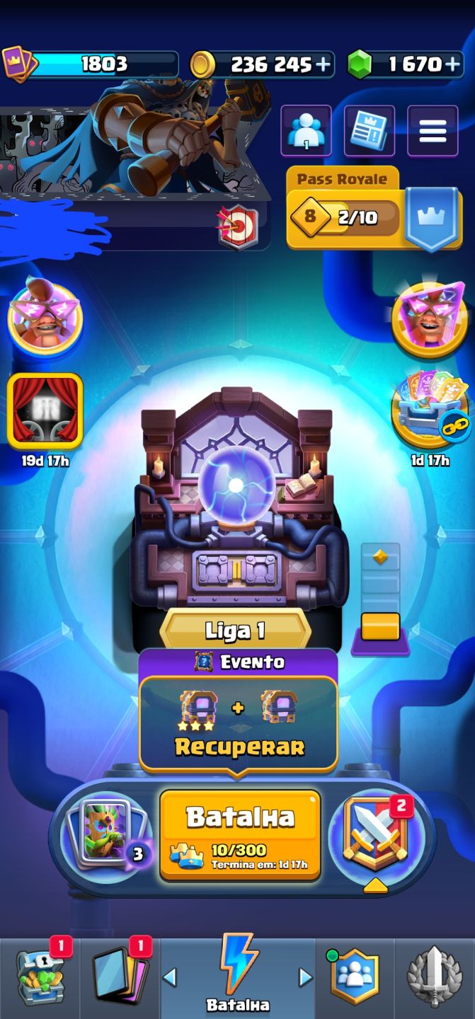 Conta Clash Royale