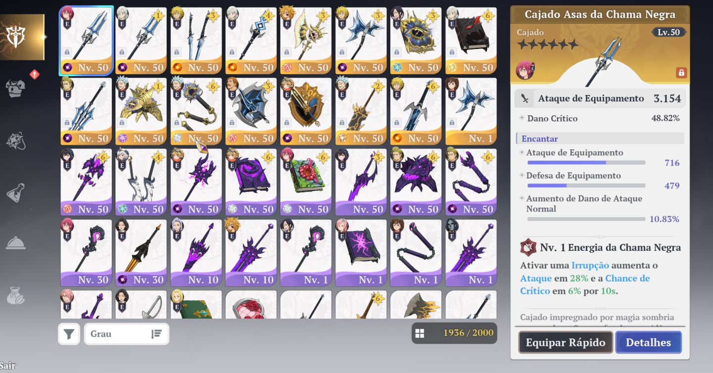 Conta 7ds origin competa full endgame tudo upado