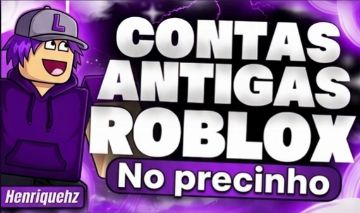 Contas de Roblox Antigas