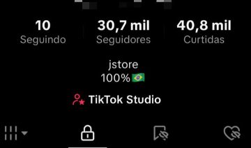 Conta TikTok Monetizada 30k seguidores, lives ativas, (nicho fácil de produzir)