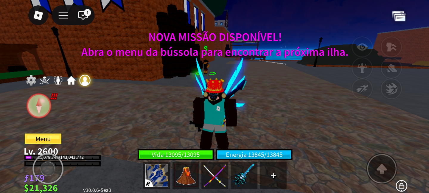 Conta Roblox - Grow a Garden e Blox Fruits
