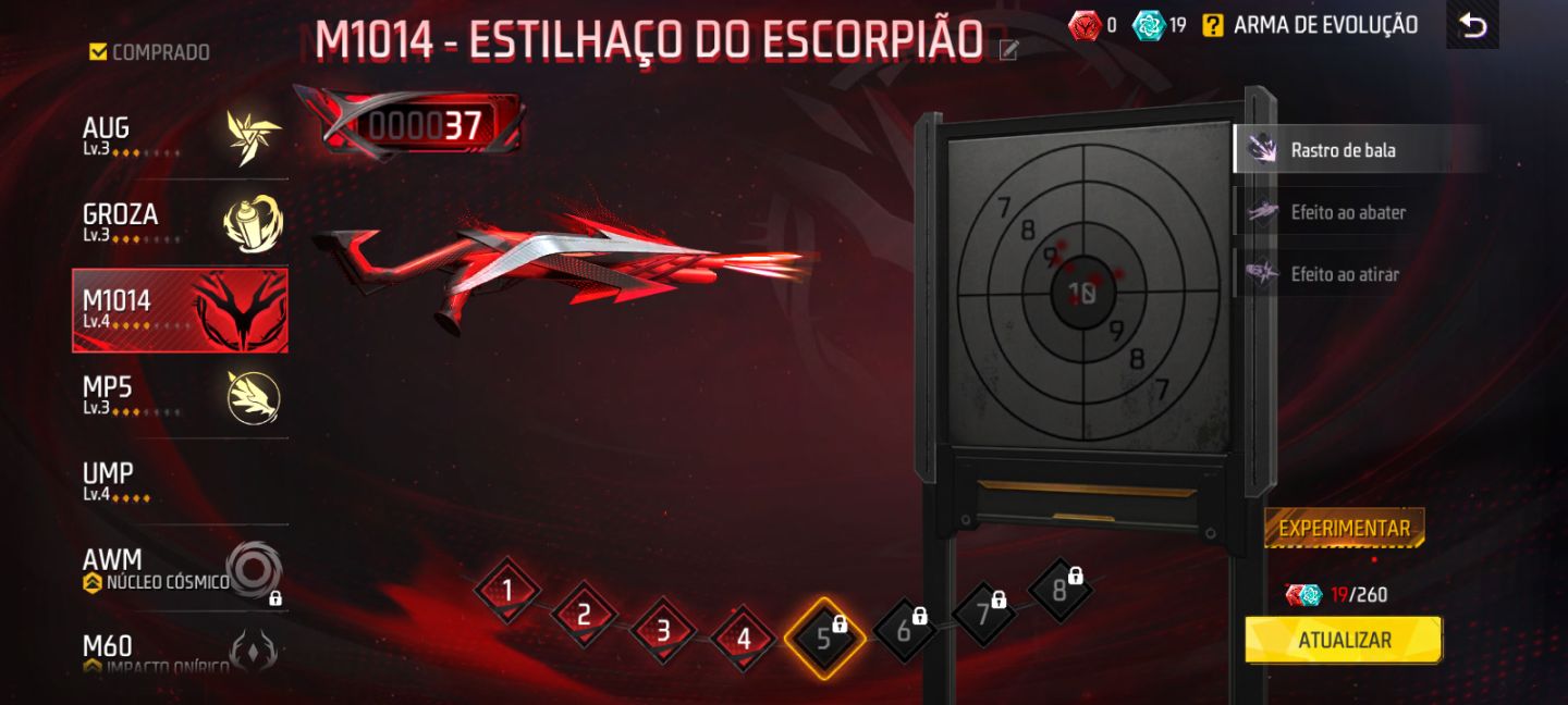 Conta lendária free fire