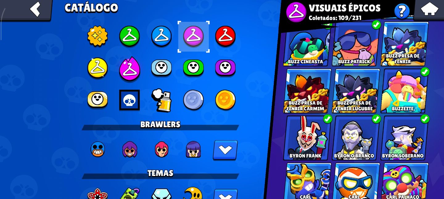CONTA GEMADA DE BRAWL STARS COM 50K
