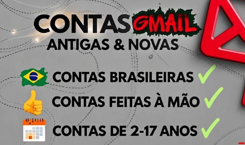 PROMOÇÃO!! CONTAS GMAIL NOVAS/ANTIGAS DE 10 ANOS | | ALTA QUALIDADE
