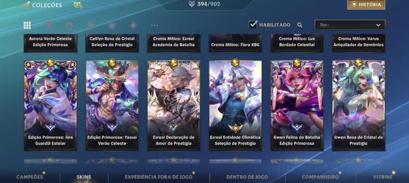 Conta Wild Rift Full gacha ,Todas skins da lux
