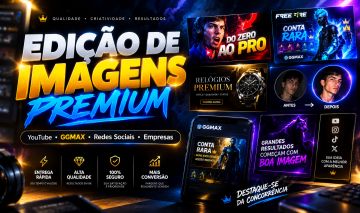 PROMOÇÃO!! DESIGNER PROFISSIONAL THUMBNAIL, EDIÇÃO PARA ANÚNCIOS, EMPRESARIAL