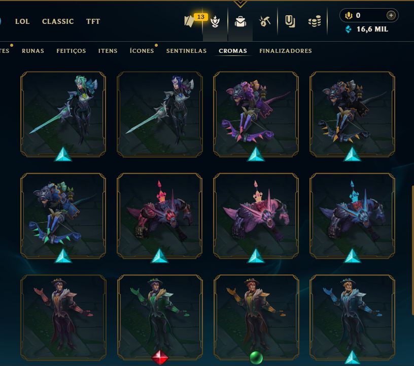 SKIN SINGED SURFISTA + [ DIAMANTE COM 55% DE WIN RATE ] + [ TROCA NICK ]