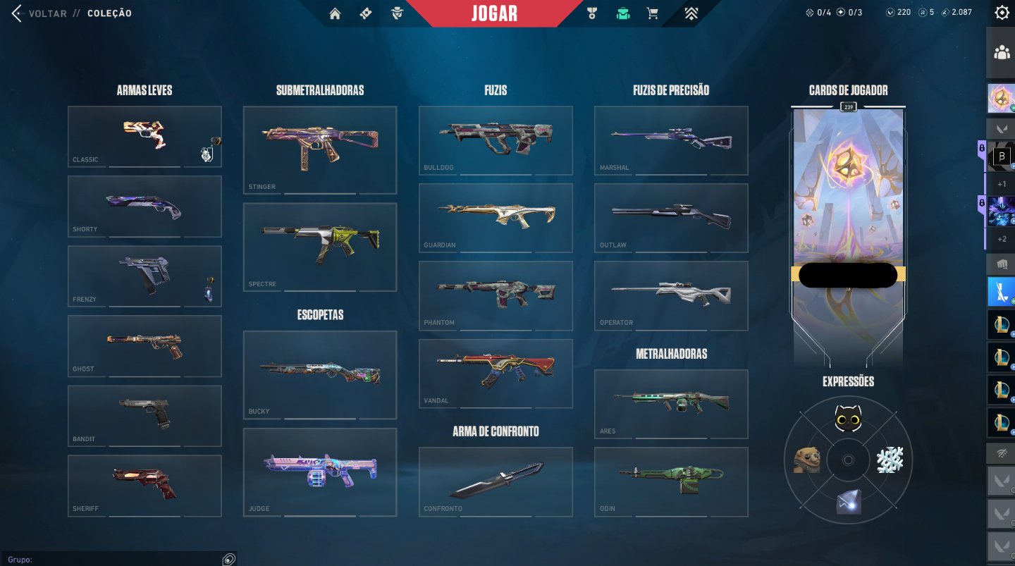 CONTA VALORANT + CONTA LOL FULL ACESSO UNICO DONO 4K GASTOS EM CADA