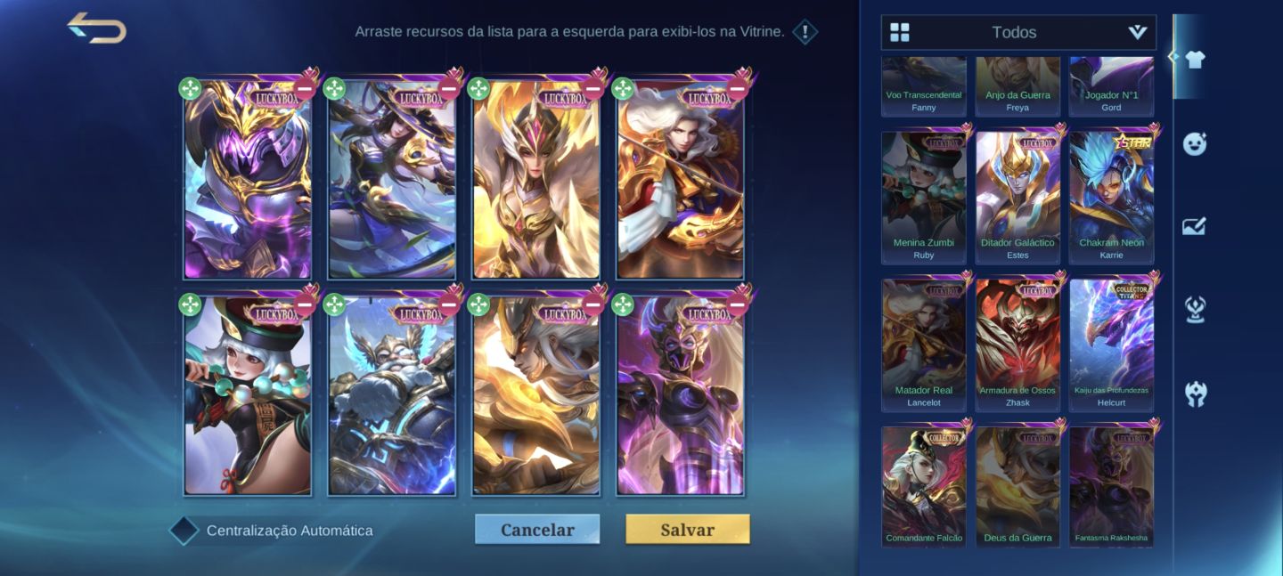 Conta mobile legends assassino