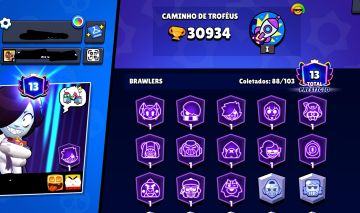 Conta de Brawl stars 30 mil troféus