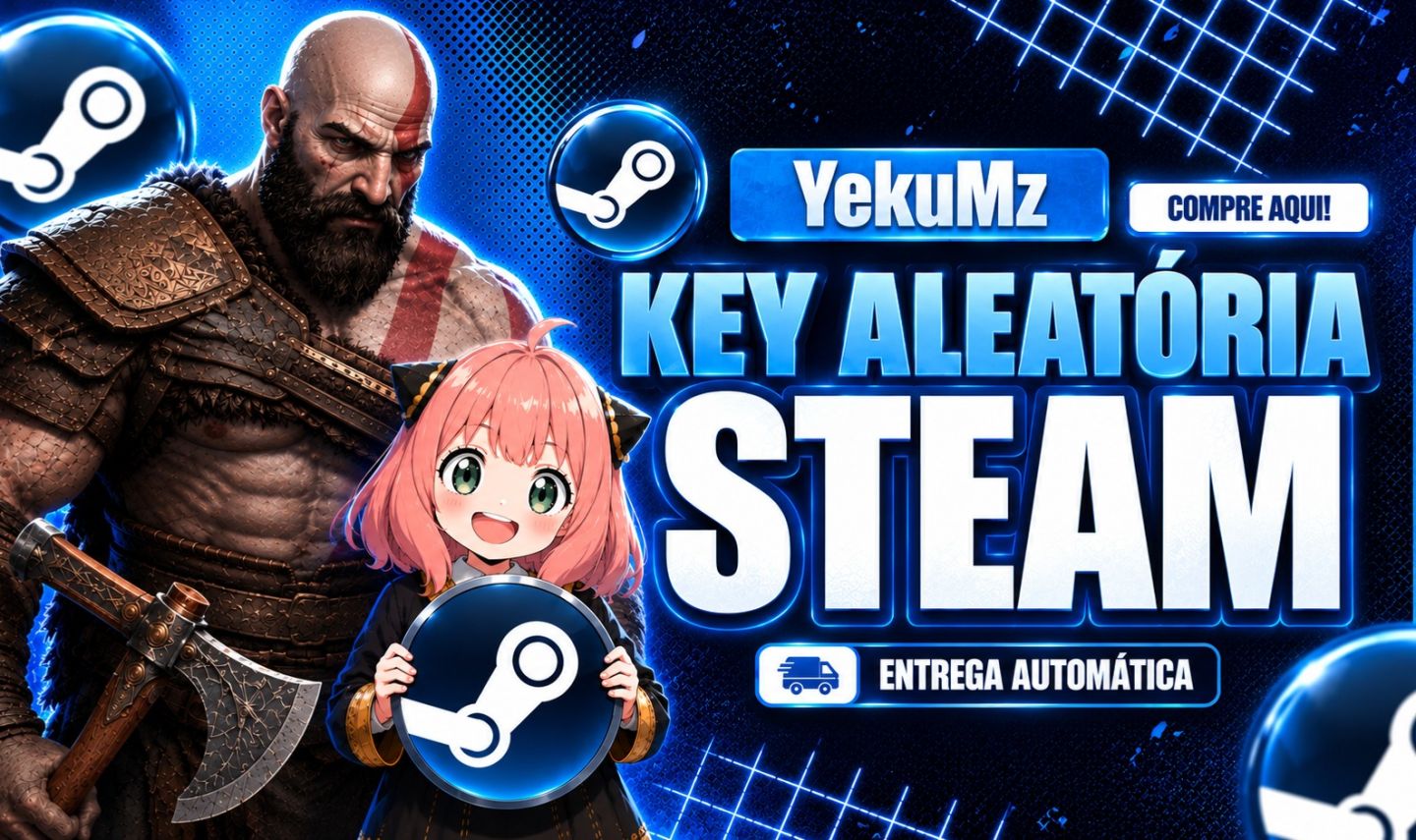 3 Keys Aleatórias Steam [Entregas 100% Automáticas]