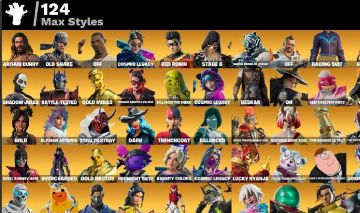 CONTA FORTNITE FULL - 307 SKINS, 368 PICKAXE, 394 BACKPACK | (Acesso GMAIL)