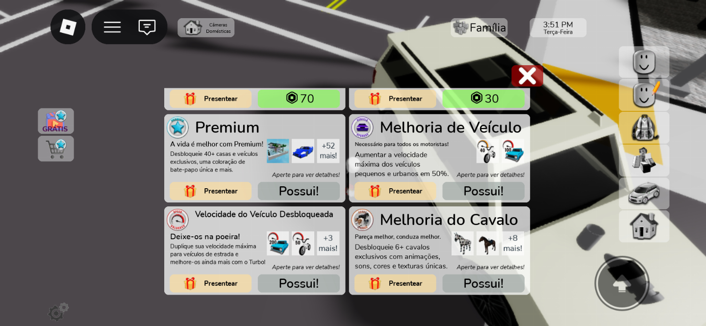 CONTA ROBLOX 2019 ITENS OLD GAMEPASSES BROOKHAVEN