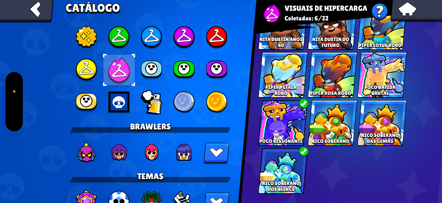 Conta de Brawl stars com 55k de troféus