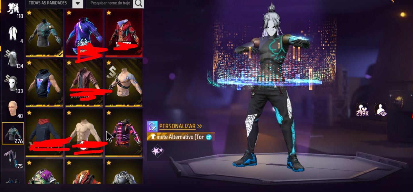 Conta free fire