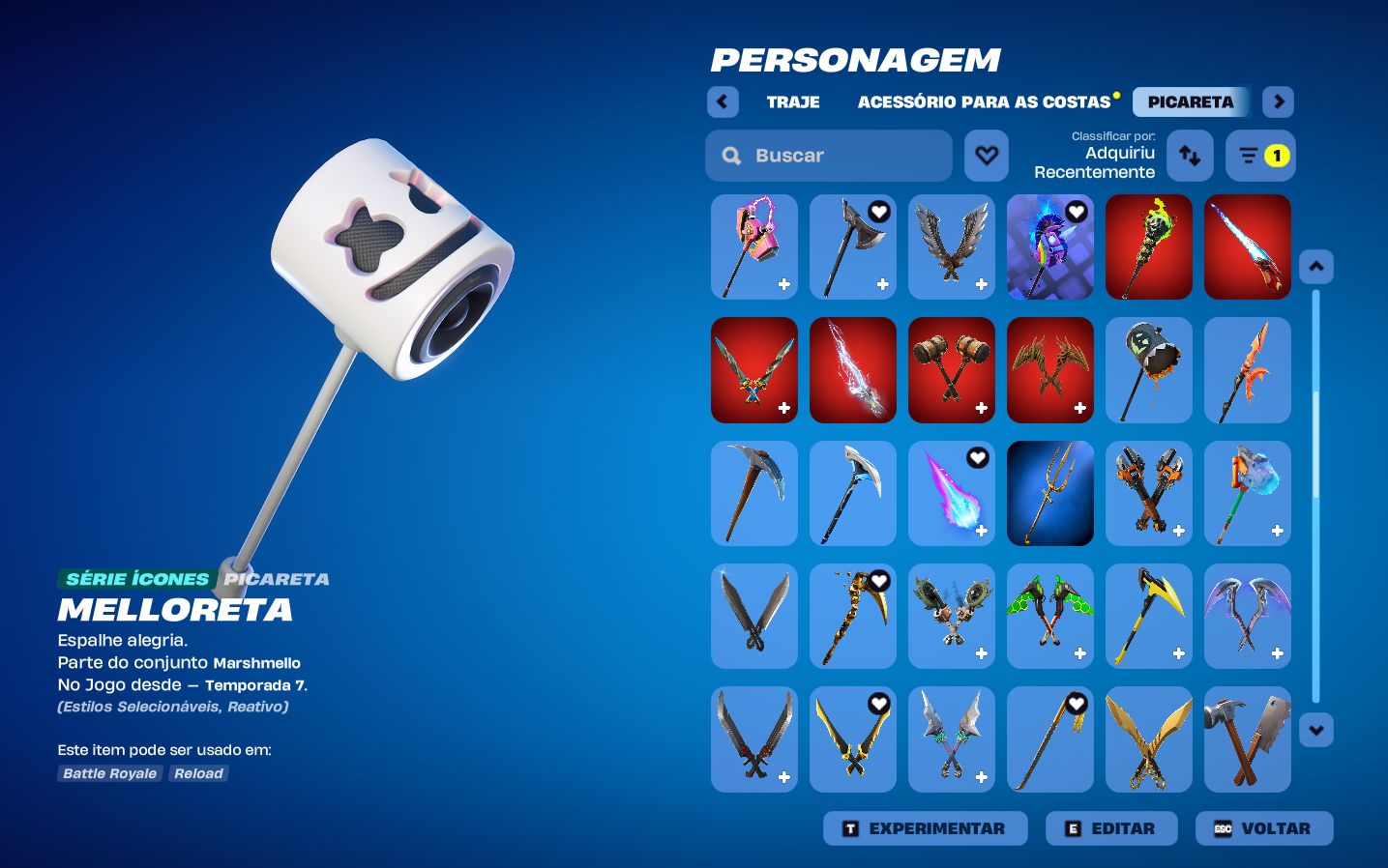 Conta fornite OG 100 seguro pois a conta é minha.