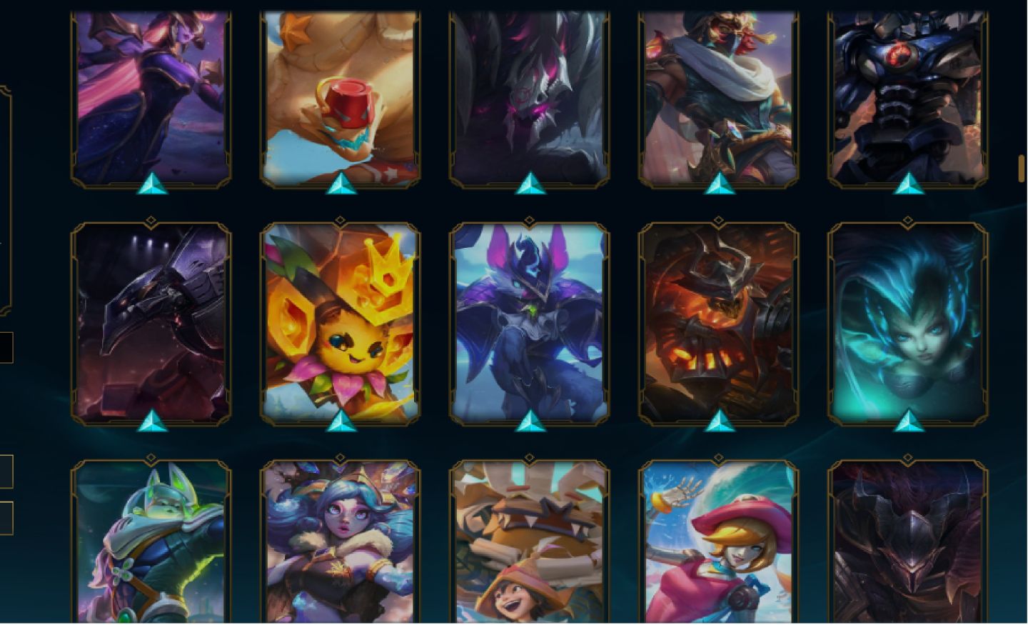 CONTA LOL + VALORANT | LVL 465 | ESMERALDA III | 277 SKINS