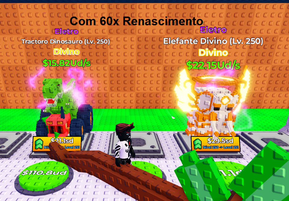 Corra na lava para Brainrots // Run through the lava to Brainrots