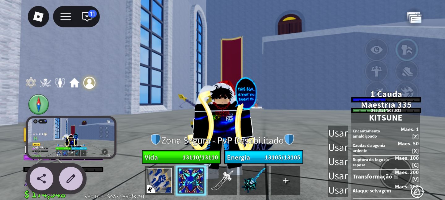 Conta de blox fruits full v4 kitsune perm e mais