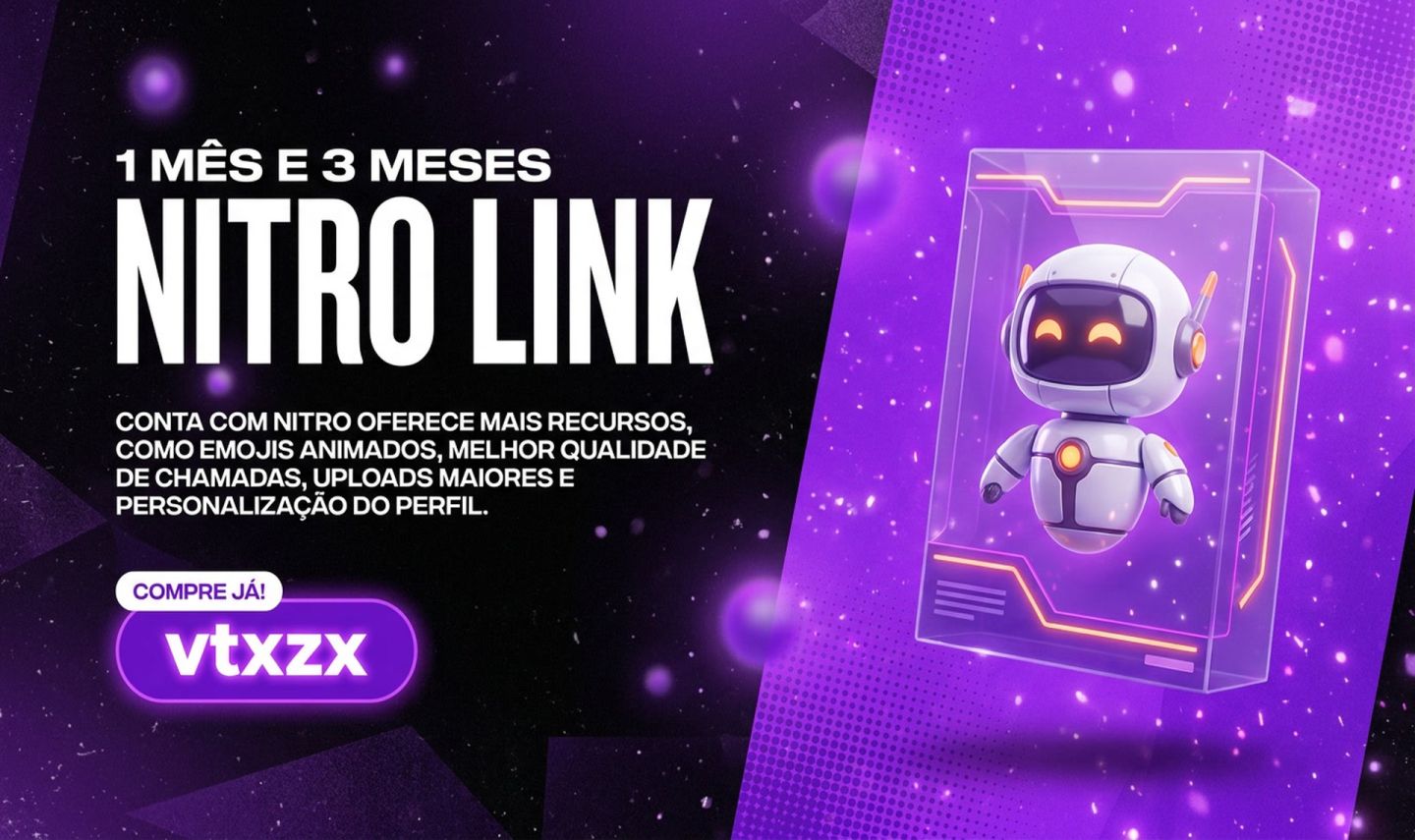 DISCORD NITRO GAMING 3 MESES + 6 IMPULSOS + ATIVAÇÃO [ENTREGA AUTOMÁTICA]