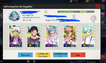 Conta Rei do Jujutsu com 27.6 b de poder