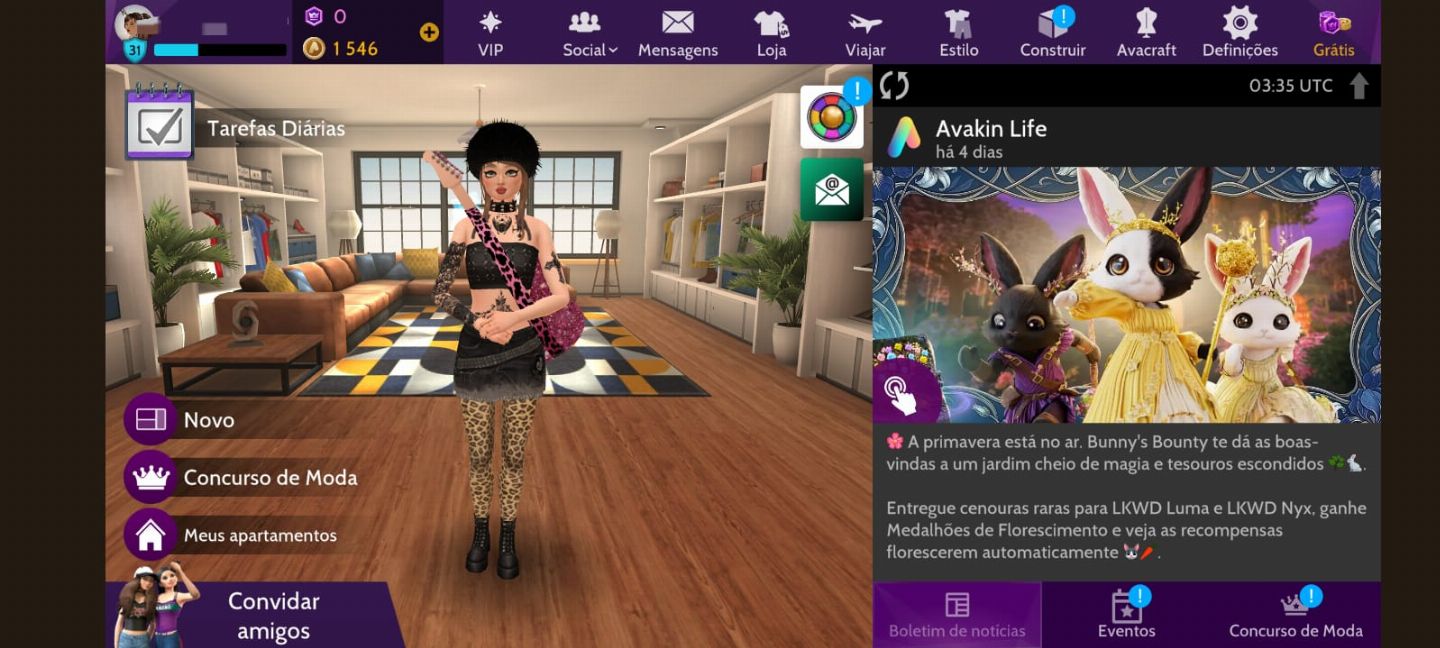 CONTA FEMININA | AVAKIN LIFE!!