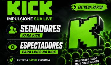 Kick Seguidores | Espectadores | Alta qualidade