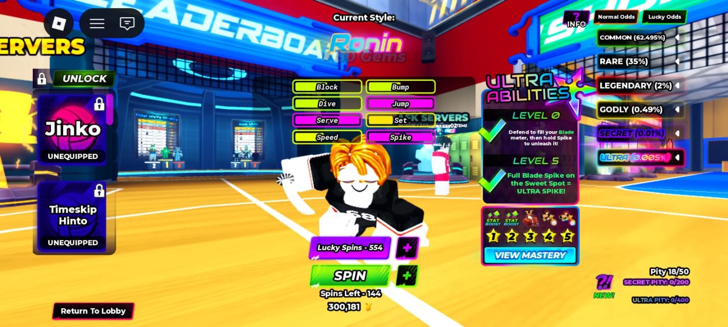 Conta volleyball legends 3 OGs 5 maestria nivel 154