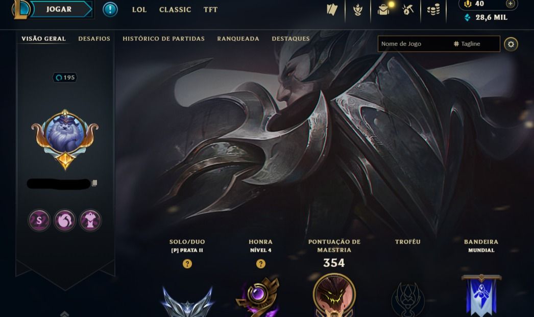 CONTA UNRANKED - 114 SKIN - FULL CHAMP + PREÇO BAIXISSIMO! - 100% SEGURA!