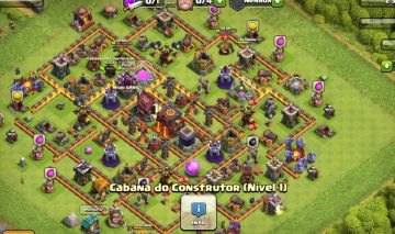 Clash of clans centro de vila 10