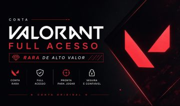CONTA VALORANT PLATINA 2 FULL ACESSO RARA