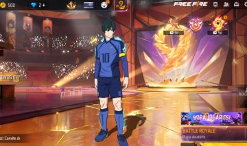 Conta free fire com Rin Itoshi