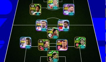Conta efootball com várias cartas antiga raridade