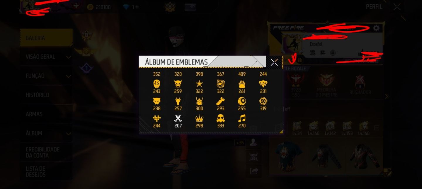 Conta gemada com 2 passe