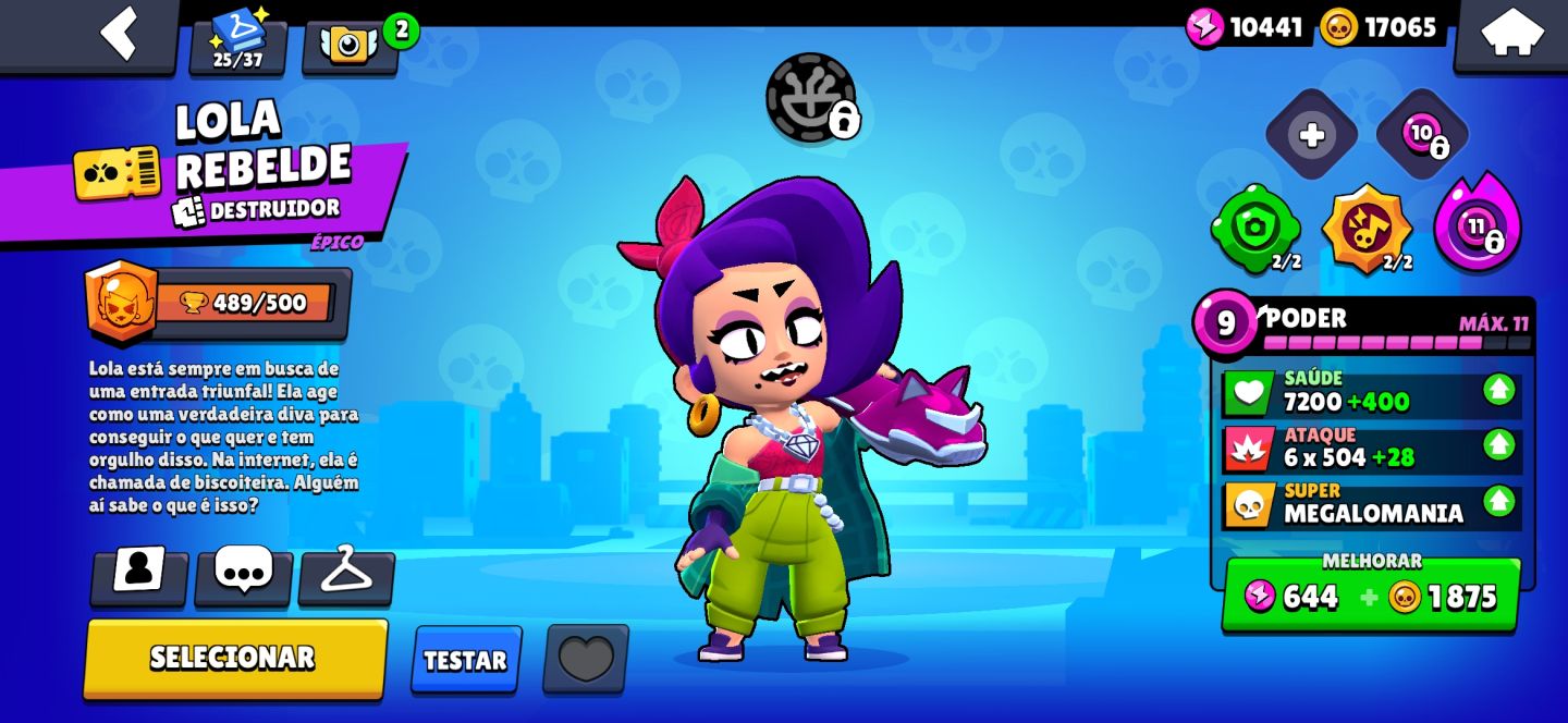 CONTA BRAWL STARS VETERANA (2018) 40K TROFÉUS MUITAS SKINS RARAS