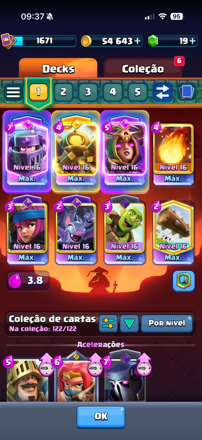 Conta Clash Royale