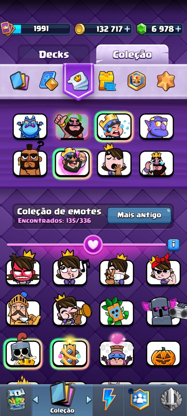 CONTA CLASH ROYALE FULL 123/123 - 7.000 GEMAS - 26 EVO - 190K OURO