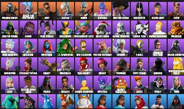 Conta boa com várias skins e emotes + 1250 vbucks