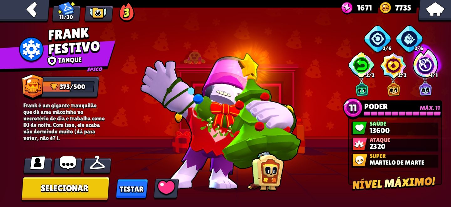 CONTA BRAWL STARS TOP