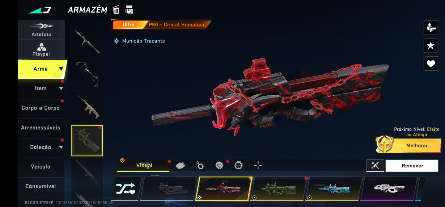Conta Com Skin RARA P90