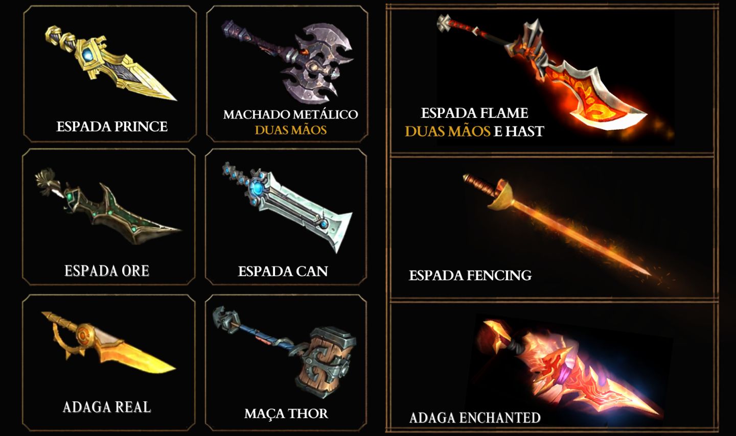 World of Warcraft - Skins de Armas - WoW RETAIL