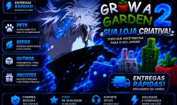 (MELHOR PREÇO) GROW A GARDEN 2 ROBLOX - CRESÇA UM JARDIM 2 - PETS/SEEDS/GAMEPASS