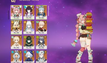 CONTA GENSHIN 14 T5 LIMITADOS COM SHENHE C1 E FURINA C1