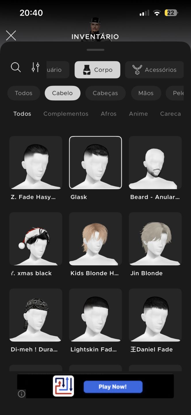 CONTA MASC IMVU AP + AGE