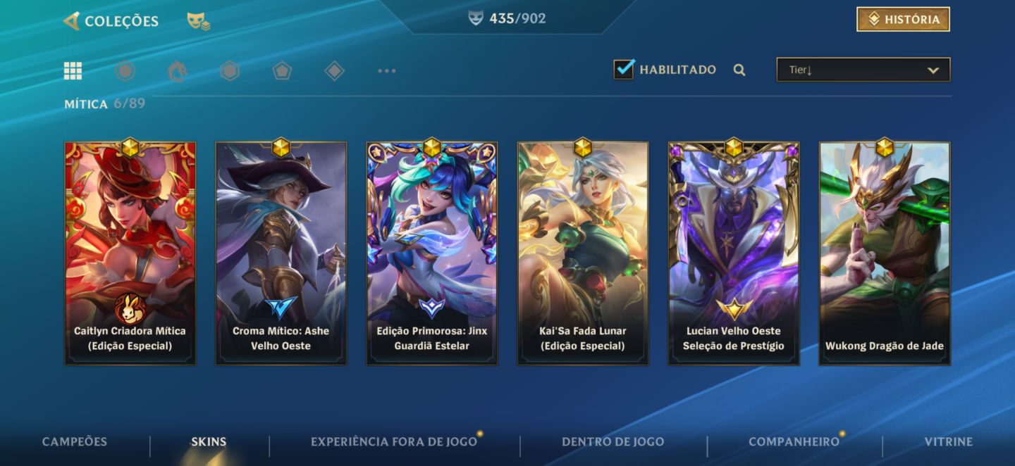 NV 338 | + de 430 SKINS| 77K COLEÇÃO| 2X MONARCA| 4X CHALLENGER